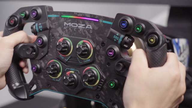 Amazon.co.jp: MOZA GS V2P Steering Wheel Leather フォーミュラー